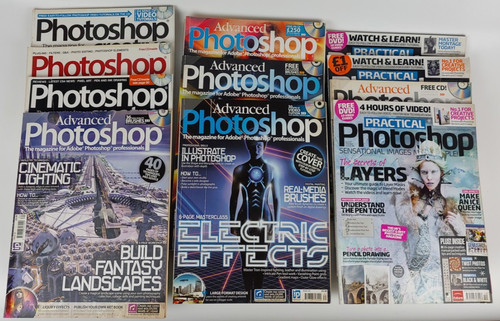 Photoshop magazine job lot - photoshop,